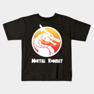 Mortal Kombat Shenron White Kids T-Shirt